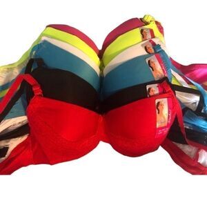 6 neon colored bras most sizes are available just comment size to inquire